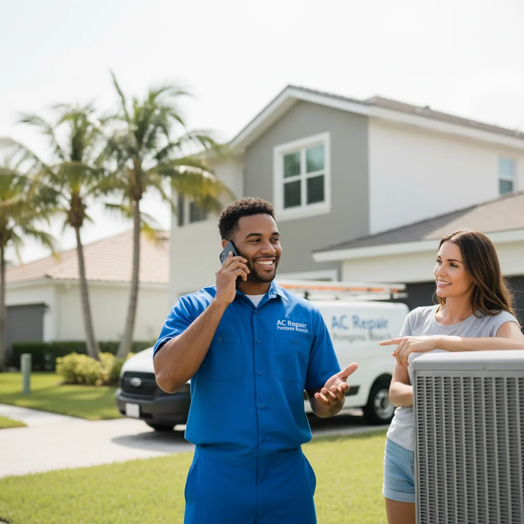 AC Repair Pompano Beach customer support in Riverside